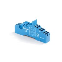 95.P5SPA Finder 95 Series 2P Blue Din Rail Socket Push In Terminals