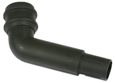 68mm Round 112.5 degree Spigot Offset Downpipe Bend Cast Iron Effect
