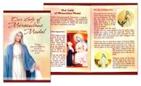 Booklet Miraculous Medal  (4/11500-LG)