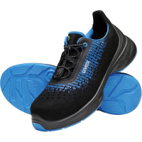 Uvex 1 G2 Perforated Safety Shoe, Black/Blue