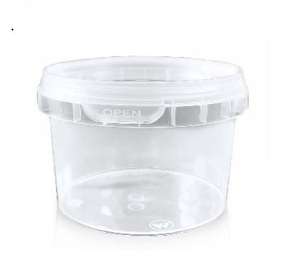 1200ml Clear PP Tubs Combipack
