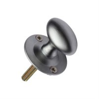 BT5-SC - Heritage Brass Oval Thumbturn W/O Bolt Satin Chrome Finish