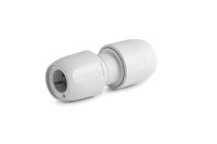 HEP2O DEMOUNTABLE HD1W 22mm STRAIGHT CONNECTOR WHITE