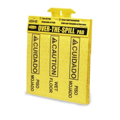 OVER THE SPILL PADS TABLET YELLOW