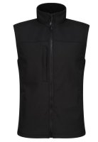 Men's Regatta Flux Softshell Bodywarmer - Black Extra Small