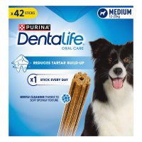 Purina 12426416 Dentalife Medium Dog Dental Chew 42 Stick 2x14x69gm 