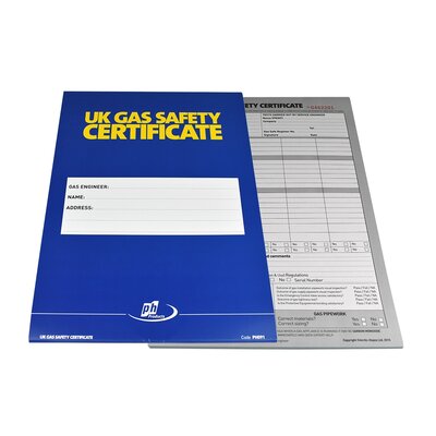 Gas Safety / Landlord Certificate Pad A4