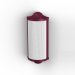 TROPHY OUTDOOR WALL WINE RED