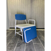 Our Comfort XXL toilet chair allows comfortable positioning and toilet use for heavy people
