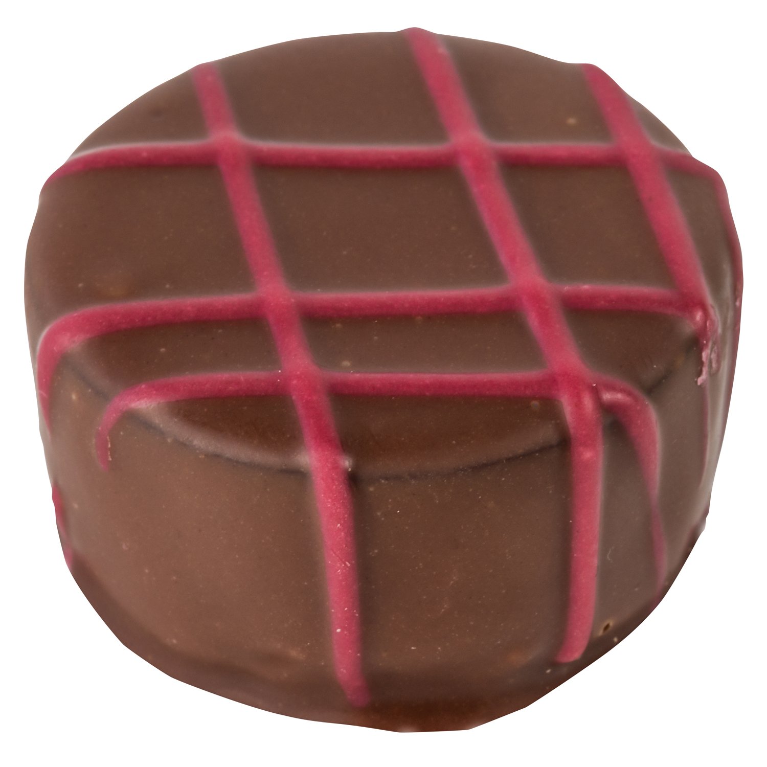 Raspberry & Cranberry - milk chocolate with flavoured cr�me fra�che 14g - 1kg