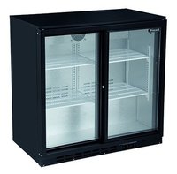 Blizzard LOWBAR2SL Under Counter Low Height Display 2 Door Bottle Cooler Sliding Doors