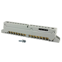 Gewiss GW40402 Insulated neutral earth terminal blocks 12/24/36