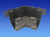 Wavin Stormline Gutter Angle 45 Degree - Internal Black 8T844