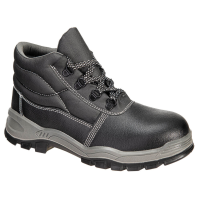 Portwest Steel Action Leather Mid Boot, Black