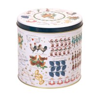 12 days of Christmas barrel tin of assorted biscuits - VAT FREE - 6 x 450g