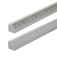 ANSELL 2 Metre Angled Aluminium Profile c/w Covers & Fixings