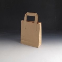Small brown paper bag.