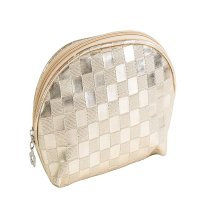 Royal Cosmetics Metallic Gold Cosmetic Bag
