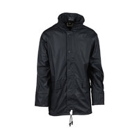 StormGear Breathable No Sweat Waterproof Rain Jacket Navy Large (44-46")