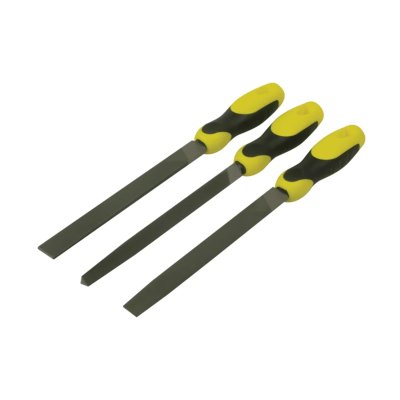 Stanley Handled Metal File Set - 3 Pieces