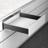 H Box 84mm x 350mm Drawer System Iron Grey