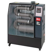 SIP 09241A FIREBALL IDX54 Infrared Industrial Diesel Heater with 3 Piece Flue Kit   