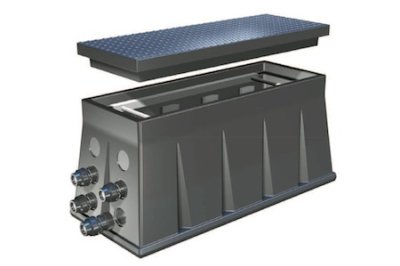 Z-6 P 001 Handhole zonder gaten, kunststof deksel