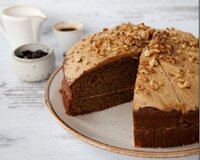 Coffee & Walnut Cake Redstar 14 Slices