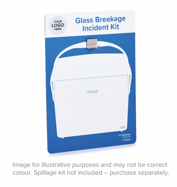 Glass Breakage Spillage Kit Shadow Board, Purple Klipspringer