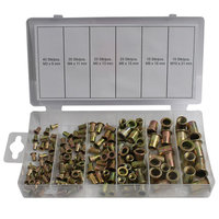 150pce Steel Nut Rivet Assortment