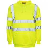 Supertouch Hi-Visibility Hooded Sweatshirt, Yellow