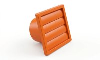 Manrose R1222T Multi Spigot Terracotta Exterior Grille