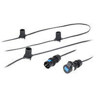 PCE 100m BC Festoon, 3m Spacing with 16A Plug and Socket