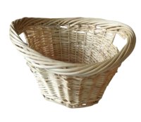 BASKET WICKER LARGE OVAL 60 X 48CM