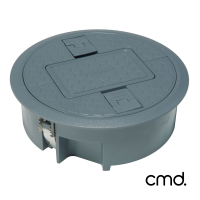 CMD 127mm Standard Cable Hive 'Fast-Fit' Installation. Can accommodate up to 2 x 25mm Conduits or 3 x 20mm Conduits. Hard Foam Insert.