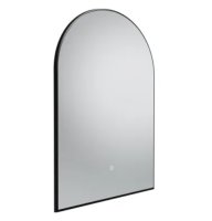 OXYGEN MIRROR - 600 X 900 ARCH - BLACK