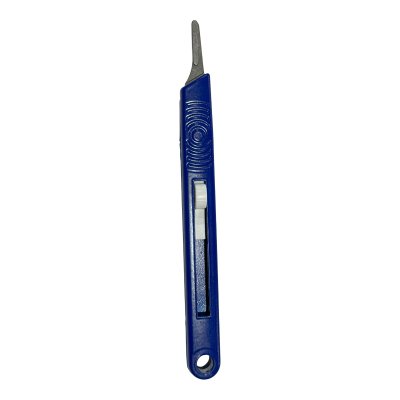 Scalpel blade handle for 9814, metal, no. 3