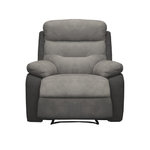 Dillon Fabric Recliner armchair - Brown