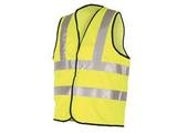 X LARGE HI VIS 2 BAND 2 BRACE YELL. VEST