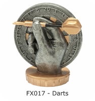 Darts Flex Figure 75mm (Silver & Gold)