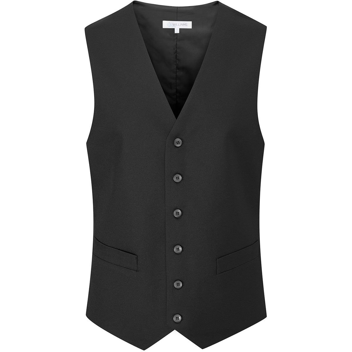 DISLEY MENS BLACK POLYESTER WAISTCOAT 