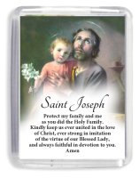 Acrylic Fridge Magnet/Saint Joseph  (33578)