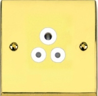 BRASS HERITAGE 5A 3 PIN SOCKET
