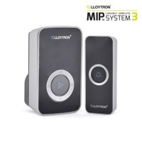 LLOYTRON PLUG IN DOOR CHIME & BELL PUSH BLACK