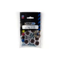 Gripit 20mm Fixings with 5 x 30mm Screws X8 202-308