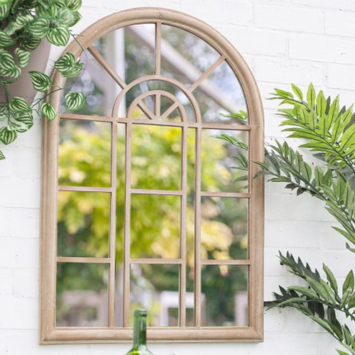 A&W Rounded Outdoor Arch Mirror