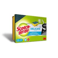 Scotchbrite Delicate Scrub Sponge 2pk Nail Saver