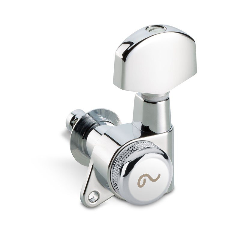 Schaller Guitar Machine Head M6 6R Back Locking Chrome