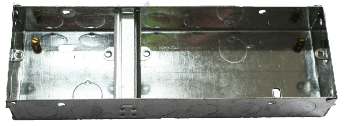 Cesco 35mm 2 + 1 Split Flush Metal Box