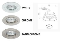 ANSELL TWISTLOCK GU10 35W IP44 DIE-CAST DOWNLIGHT